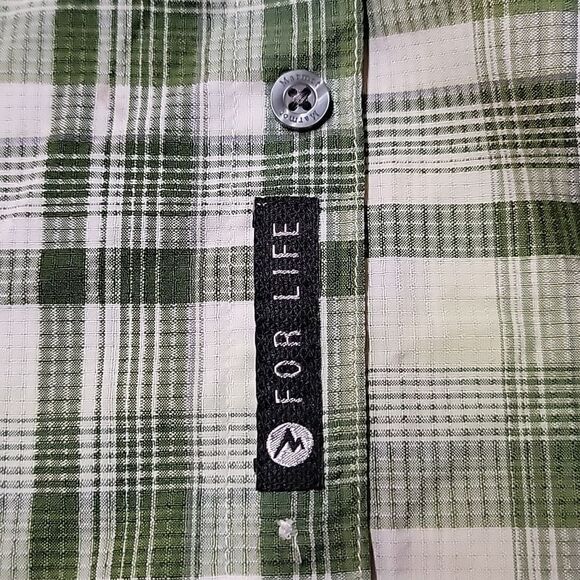 Marmot Riggs Button Down Shirt Cilantro Green - Picture 4 of 5